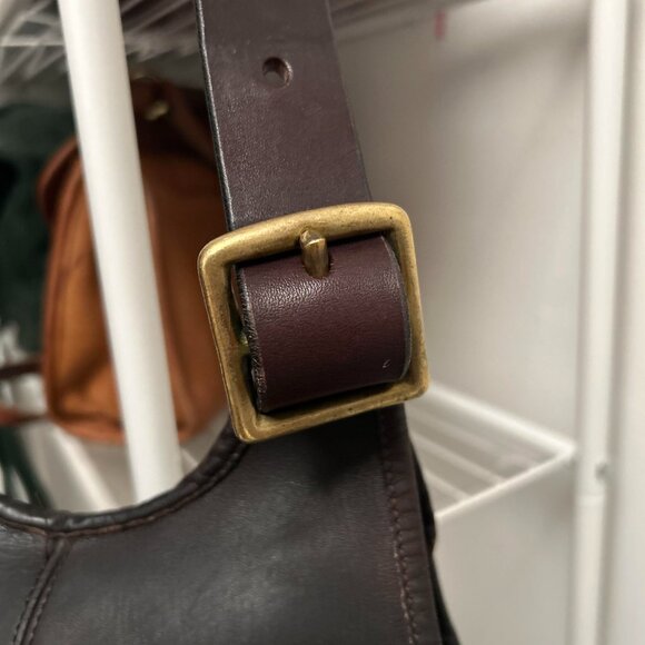 SOLD DO NOT PURCHASE Vintage Coach NYC Mocha Crescent - Picture 6 of 11